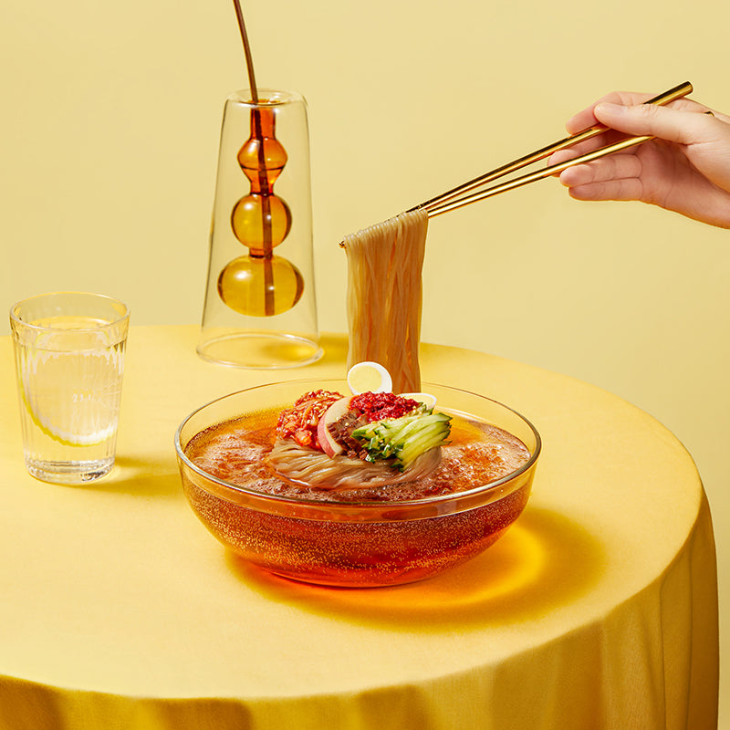 【自营】中国SANQUAN三泉 荞麦口味 气泡冷面 581g 朝鲜韩式冷面正宗东北韩国冷面速食