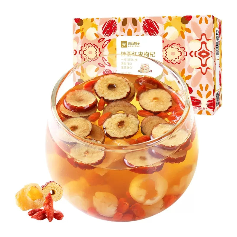 【自营】中国BESTORE良品铺子 红枣桂圆枸杞茶 120g 暖暖三宝茶花茶包红枣茶小袋装花茶水果茶果茶茶包