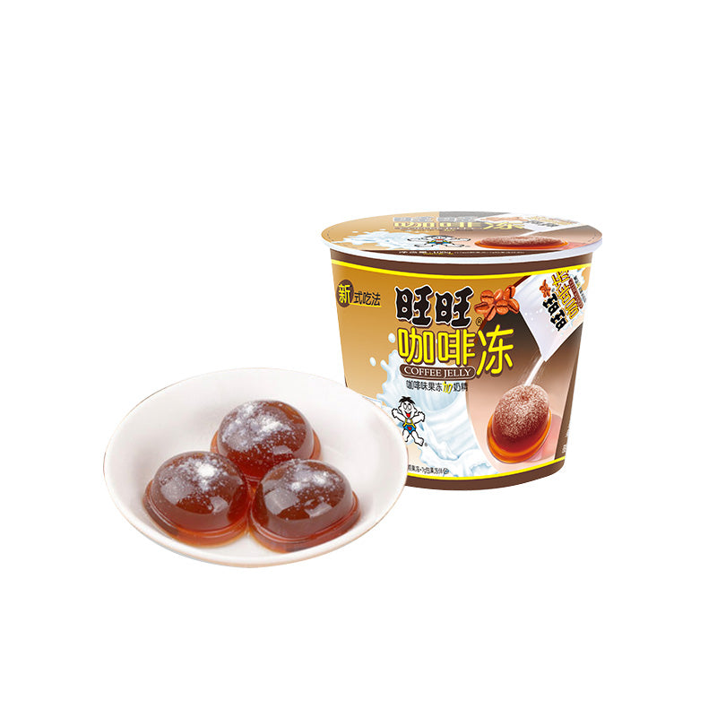 【自营】中国旺旺 旺仔摇滚冻 咖啡冻 132g 摇摇冻粘粉果冻布丁网红零食口感爽滑