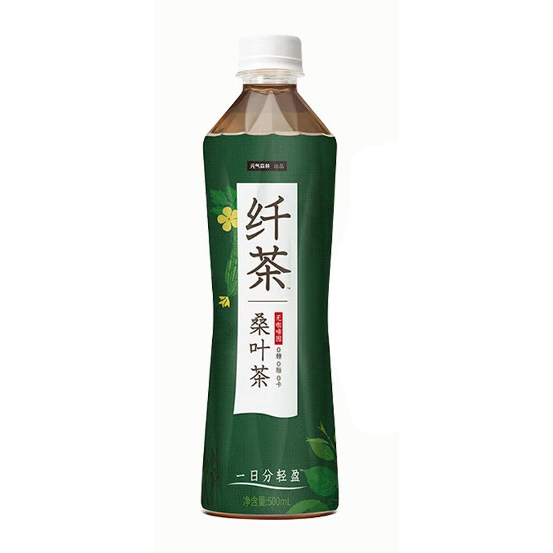 【自营】中国Genki Forest元气森林 纤茶 桑叶茶饮料 500ml 纤茶饮料无糖0卡