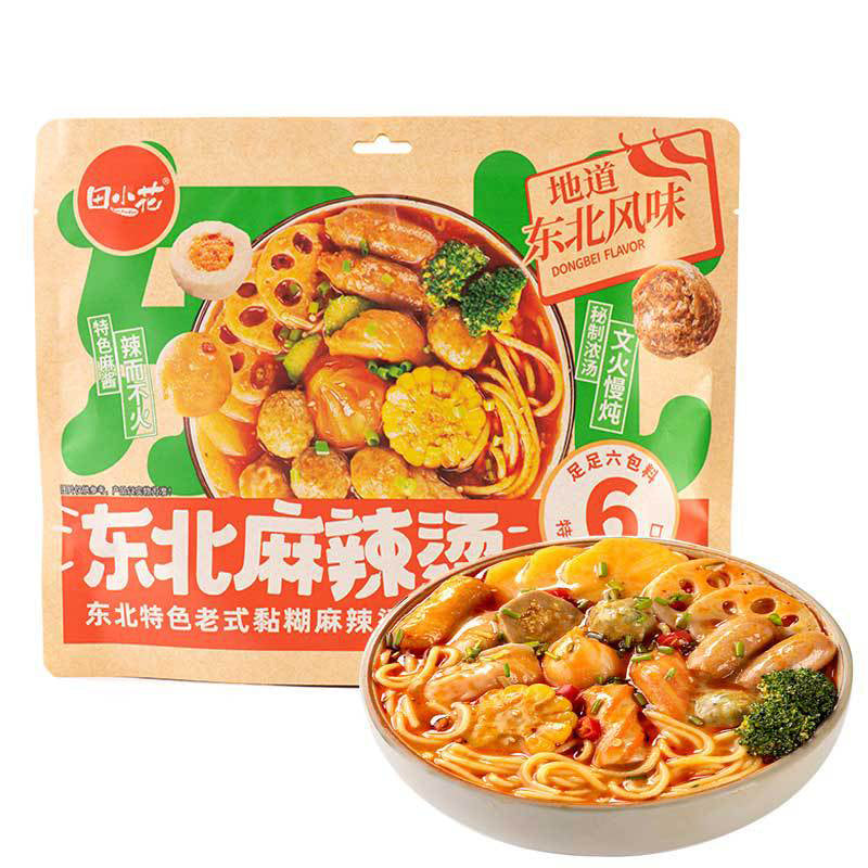 【自营】中国田小花 东北老式麻辣烫 319g 东北特色老式黏糊麻辣烫麻酱浓汤