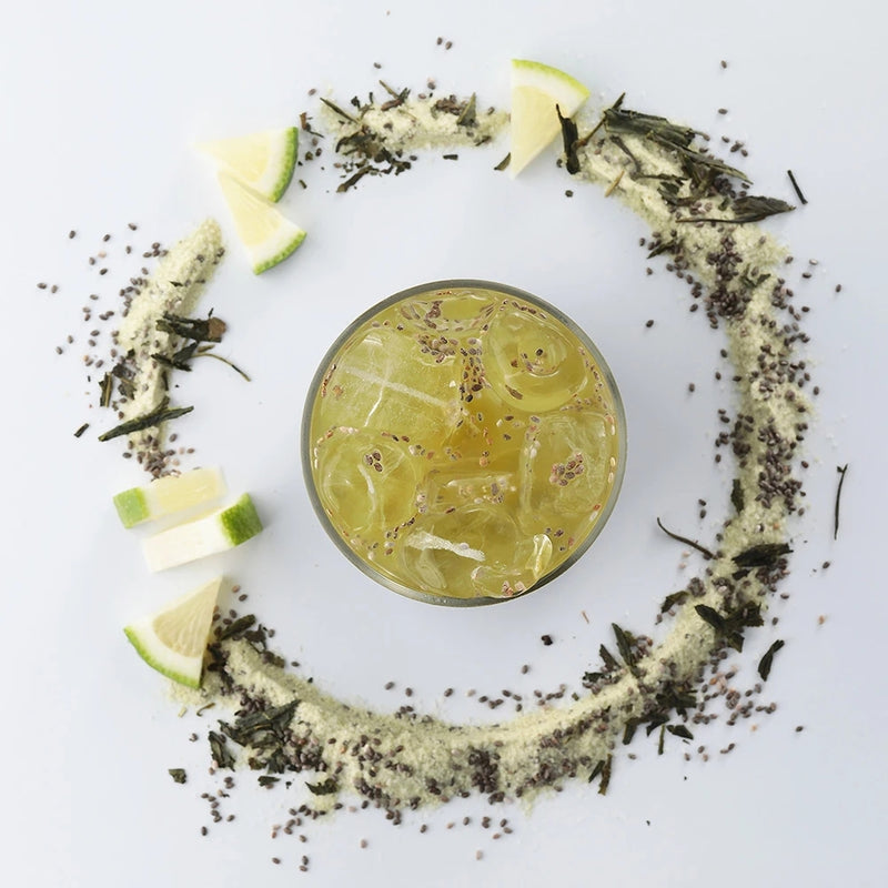 【自营】台湾午茶夫人 奇亚籽漂漂饮 轻柠绿口味 7包*25g