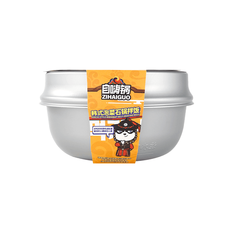 【自营】中国自嗨锅 韩式泡菜石锅拌饭 403g 网红夜宵懒人速食方便自热饭