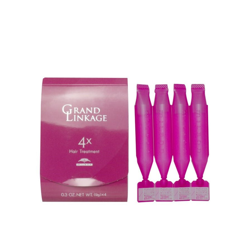 【自营】日本Milbon玫丽盼 新版Deesse护理发膜 护发发膜损伤修复 前男友发膜 MU4X 粗硬发质用 9g*4支