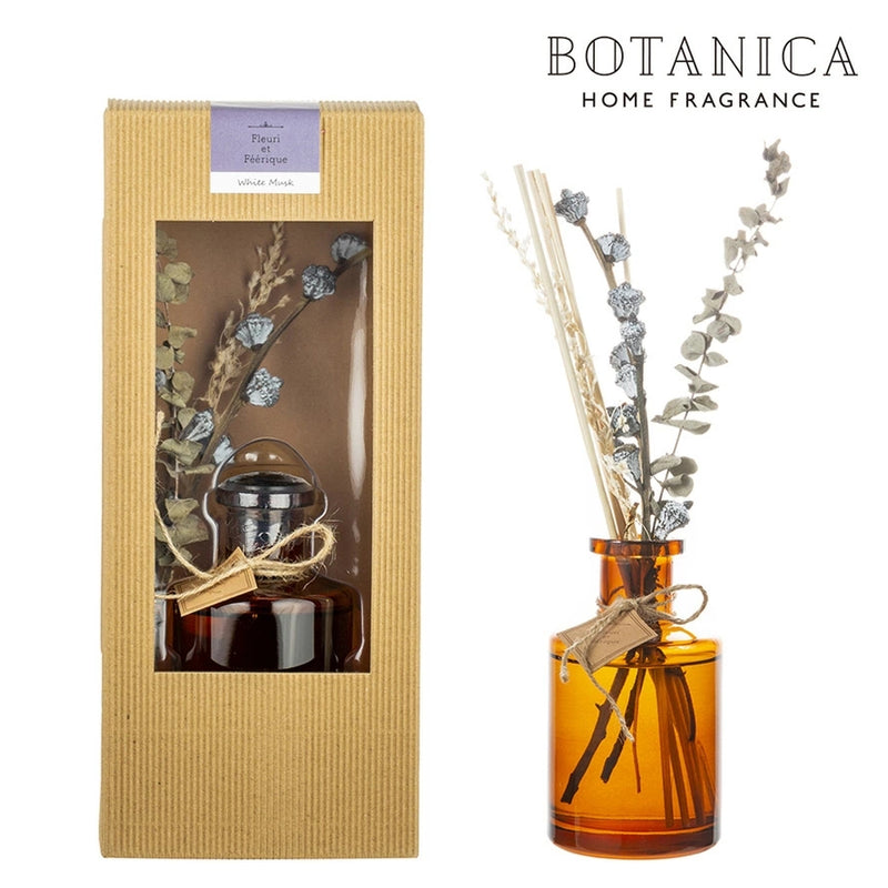 【自营】日本BOTANICA 植物芦苇香薰 自然的恩赐系列香氛 白麝香 200ml 无火香熏室内扩香香水棒