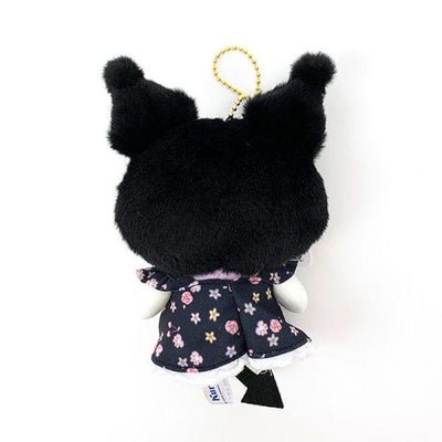 【自营】日本三丽鸥 吉祥物车挂包包挂饰钥匙扣 库洛米碎花蝴蝶结款 1个装